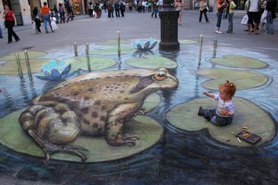 JULIAN BEEVER's New 3D Sidewalk Paintings | Mighty Optical Illusions