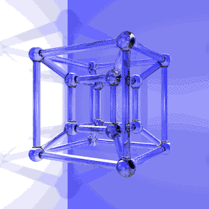4D Hypercube Optical Illusion 4D Hypercube Optical Illusion
