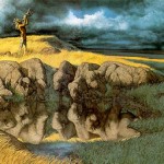 12806 Donald "Rusty" Rust hid something in this painting. Can you tell what was it?