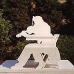 Ambiguous Sculpture Optical Illusion Ambiguous Violin Player