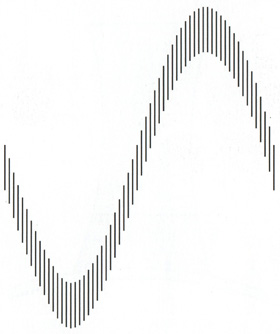 Sine Line Optical Illusion