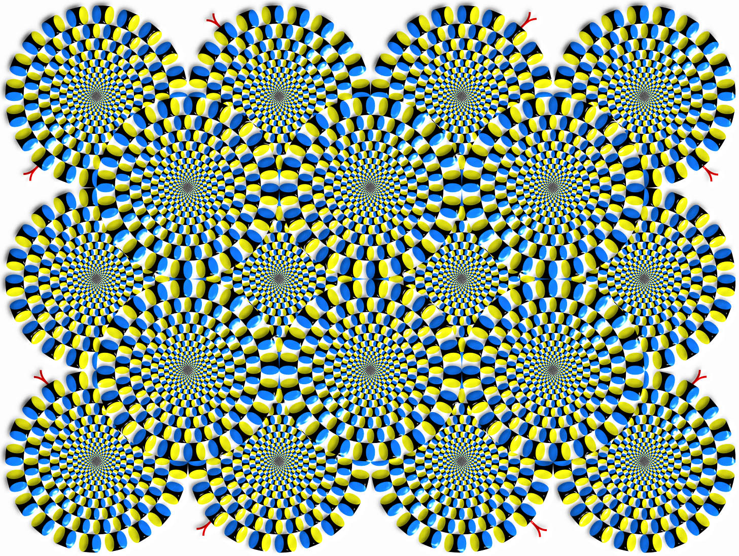 25 Optical Illusions That Look Like They’re Moving.