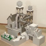 waterfall Henry Lims LEGO Escher