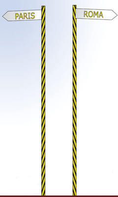 Are these poles straight and parallel?