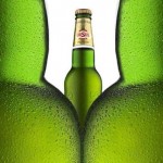 Sexy Beer Optical Illusion