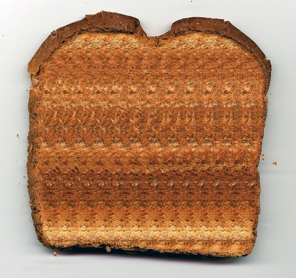 toast stereogram optical illusion