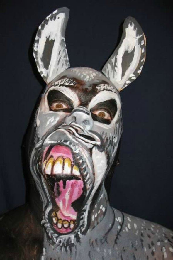 donkey face paint