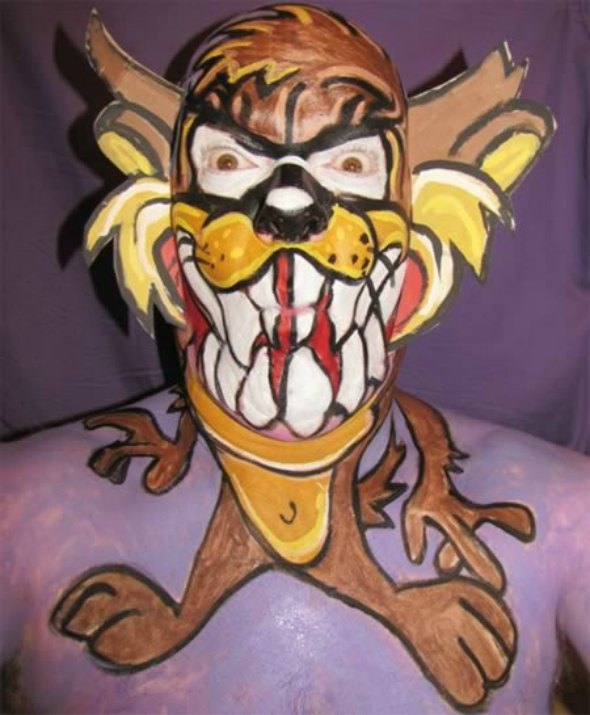 taz face paint