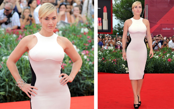 Kate Winslet optical illusion dressy