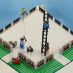 LEGO Terrace Optical Illusion