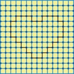 Neon Heart Optical Illusion