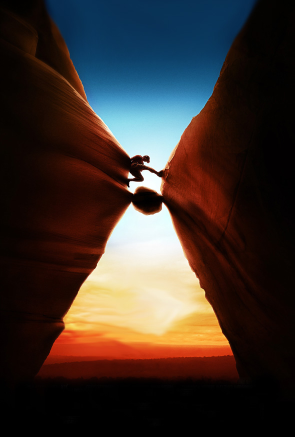 127 Hours Movie Poster Illusion