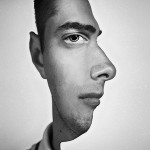 Two Face Optical Illusion a