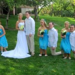 dwarf wedding optical illusion