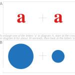 Large Letter Optical Illusion