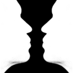 Vase Face Optical Illusion