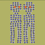 Dancing Robots Optical Illusion