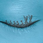 Eyelashes Optical Illusion