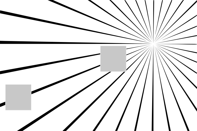 Which Square is Larger Optical Illusion