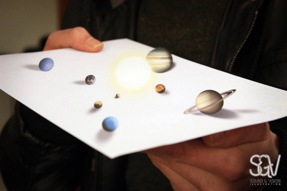 The Mini Solar System Optical Illusion