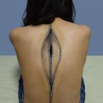 Zipper Back Optical Illusion