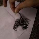 The Scorpion is Alive Optical Illusion