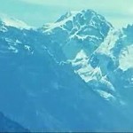 Mountain Face Optical Illusion