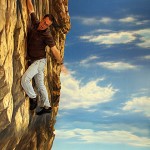 just hanging around optical illusion
