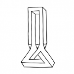 Fork and Triangle illusion