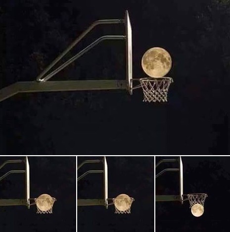 basketball moon illusion