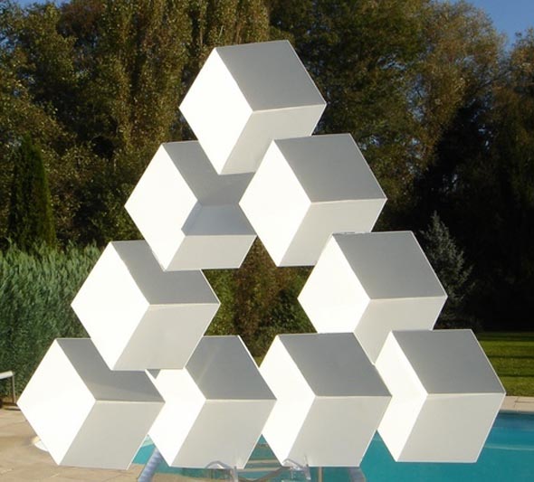 Francis Tabary Impossible Structure Sculpture Optical Illusion 1