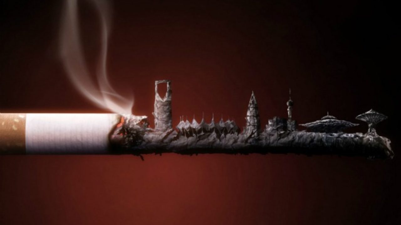 Other Worldly Cigarette Art