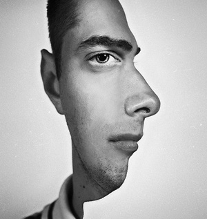 Two Face Optical Illusion Two Face Optical Illusion