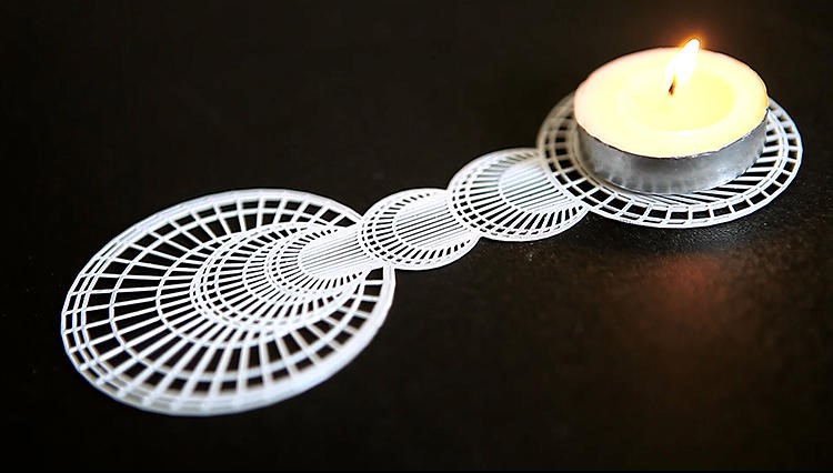 3-d candle