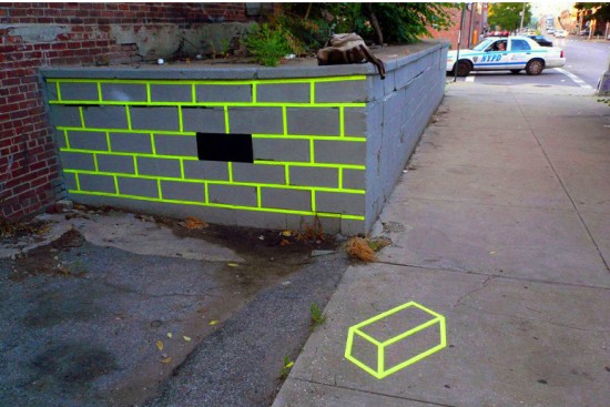 Missing Brick Optical Illusion