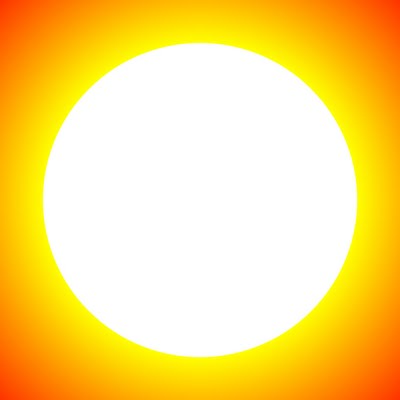 Expanding Sun Optical Illusion