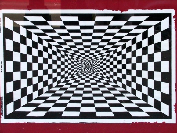 Depth Perception Optical Illusion