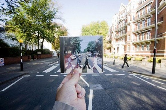 The Beatles Abbey Road Album Optical Illusion