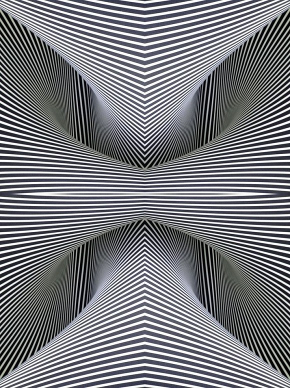 Two Direction Swirling Squares Optical Illusion