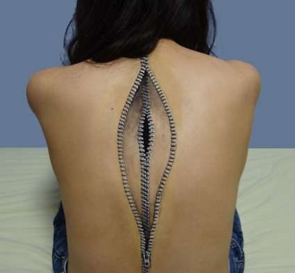 Zipper Back Optical Illusion img