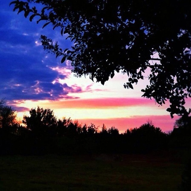 American Flag Illusion in the Sunset for Memorial Day