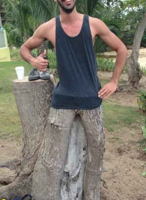 tree man illusion