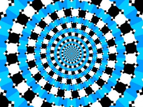 spiral optical illusion