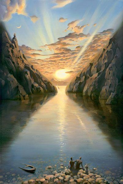 vladimir Kush Tide of Time