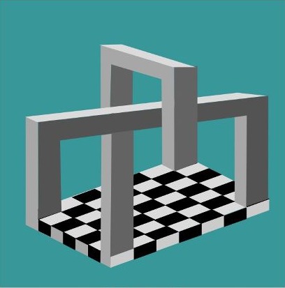 impossible object optical illusion