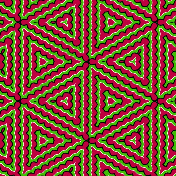 pulsating color illusion