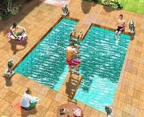 Escher Style Pool Illusion img