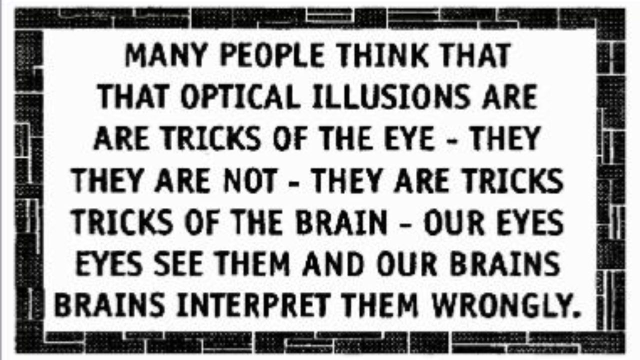 Eye Tricks Brain Games