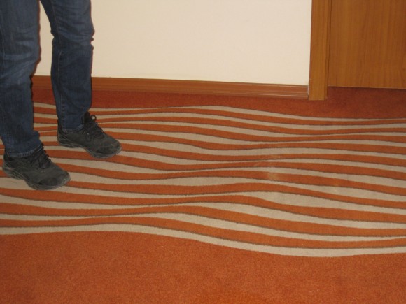 carpet optical illusion