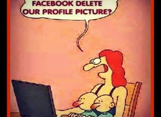 Funny Facebook Confused Mom Illusion img